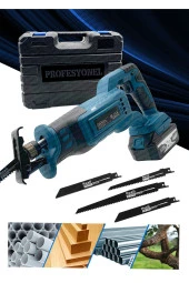 Moonshop Kömürsüz Çift Akülü Ağaç Dal Ve Çok Amaçlı Budama Tilki Kuyruğu+ 5 Bıçak - 2