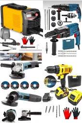 Moonshop Pro Full Set İnvertır Kaynak Hilti Matkap Taşlama Ve Tamamı Full Hediyeli Ürün Takım Çantası - 1