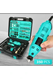 Moonshop Japan 1000 Wf Çok Amaçlı Devir Ayarli 355 Parça Hobi Gravür Seti Oyma Seti El Motoru Usta Set - 5