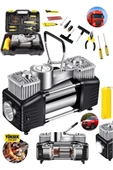 Moonshop Profesyonel Çift Pistonlu 12 V 150 Psi Dakikada 85 Lt Araç Araba Lastik Bot Şişirme Kompresörü - 7