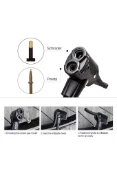 Moonshop Pro Seri Çift Piston Ayak Pompası Bisiklet, Top, Motorsiklet ,Araba,Karavan,Minübüs Bot Şişirme. - 4