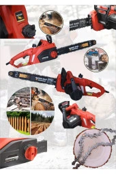 Moonshop Pro Seri Elektrikli Testere - Ağaç Odun Kesme Motoru Elektrik Tasaruflu 24 Ay Garantili Ürün thumbnail 2