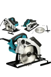 Moonshop Lazerli Daire Sunta Kesme Daire Testere Makinesi 2400W 45 Açılı Kesim - 1