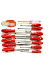 Moonshop 14 Parça Tornavida Seti Lokma Tornavida Seti + Düz/Yıldız/Kontrol Kalemi Tornavida Seti - Tornavida thumbnail 1