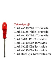 Moonshop 14 Parça Tornavida Seti Lokma Tornavida Seti + Düz/Yıldız/Kontrol Kalemi Tornavida Seti - Tornavida thumbnail 3