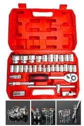 Moonshop Pro Alman 32 Parça Profesyonel Lokma Takımı 1/2 Çanta Hediyeli. - 1