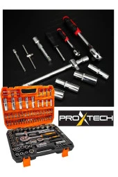 Moonshop Profesyonel 112 Parça Çok Fonksiyonlu 1/2 Ve 1/4 Cırcırlı Lokma Anahtar Takımı Bits Uç Penseli Set thumbnail 6