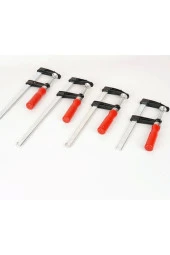 Moonshop Yüksek Kalite F Tipi Mini Işkence 4 Boy Bir Arada Çelik Malzeme Mengene thumbnail 2