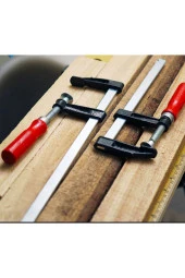 Moonshop Yüksek Kalite F Tipi 200 Mm Mini Işkence Çelik Malzeme Mengene - 3