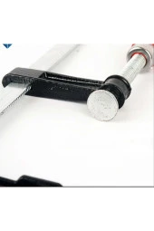 Moonshop Yüksek Kalite F Tipi 300 Mm Mini Işkence Çelik Malzeme Mengene - 5