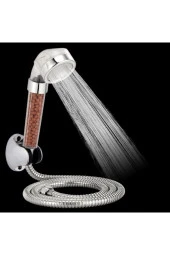 Moonshop Filtreli Ve Su Tasarruflu Arıtmalı Duş Başlığı Seti Boncuklu Başlık Hortum Ve Mafsal Set - 2