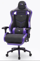Zio Venom XL Profesyonel Oyuncu Koltuğu - Antrasit / Mor - Visco Oturak, 4D Kol, Ayak Uzatma thumbnail 8