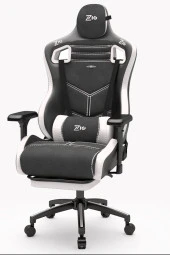 Zio Venom XL Profesyonel Oyuncu Koltuğu - Antrasit / Beyaz - Visco Oturak, 4D Kol, Ayak Uzatma thumbnail 8