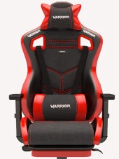 Warrior Adonis Oyuncu Koltuğu - Kırmızı & Jet Black- Ayak Uzatmalı Profesyonel Bilgisayar Sandalyesi 1566C0511 - 6