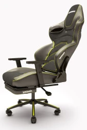 Warrior Kratos Oyuncu Koltuğu - Antrasit / Sarı - Ayak Uzatmalı Profesyonel Bilgisayar Sandalyesi thumbnail 3