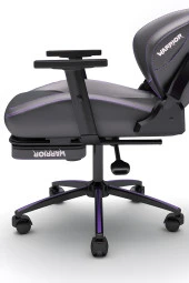 Warrior Kratos Oyuncu Koltuğu - Antrasit / Mor - Ayak Uzatmalı Profesyonel Bilgisayar Sandalyesi thumbnail 8