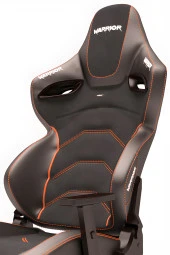 Warrior Kratos Oyuncu Koltuğu - Antrasit / Turuncu - Ayak Uzatmalı Profesyonel Bilgisayar Sandalyesi thumbnail 6