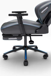 Warrior Kratos Oyuncu Koltuğu - Antrasit / Mavi - Ayak Uzatmalı Profesyonel Bilgisayar Sandalyesi thumbnail 5