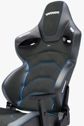 Warrior Kratos Oyuncu Koltuğu - Antrasit / Mavi - Ayak Uzatmalı Profesyonel Bilgisayar Sandalyesi thumbnail 6