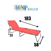 Ecm Proger KATLANIR KADEMELİ ŞEZLONG-KIRMIZI - 2
