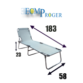 Ecm Proger Katlanır Kademeli Şezlong - 2