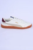 Puma 389406-08 Puma Clup Deri Rahat Taban Bağcıklı Beyaz Günlük Erkek Spor Ayakkabı - 1