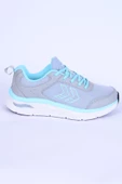 Hummel 900462-1100 Avila Fileli Şevron Detay Faylon Taban Esnek Hafif Yüksek Taban Gri-Turkuaz Günlük Unisex Spor Ayakkabı - 1