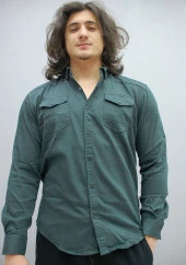 5688 Slim Fit Kot Gömlek - 1