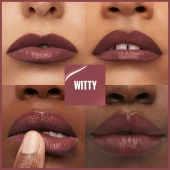 Maybelline New York Super Stay Vinyl Ink Uzun Süre Kalıcı Likit Parlak Ruj 40 Witty - 2