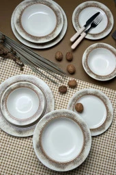 TABAK EVİ Stoneware Hare Yemek Takımı 6 Kişilik 24 Parça - 5