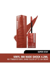 Maybelline New York Super Stay Vinyl Ink Uzun Süre Kalıcı Likit Parlak Ruj 130 Extra - 1