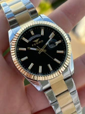 Ferro Çelik Kordon Takvimli 30 Mt Su Geçirmez Erkek Kol Saat EFM11211-D2 thumbnail 1