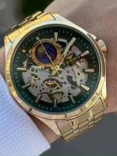 Ferro Çelik Kordon İç Fonksiyonları Aktif Otomatik 30 Mt Su Geçirmez Erkek Kol Saat EFM40111A-B6 thumbnail 1