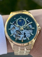 Ferro Çelik Kordon İç Fonksiyonları Aktif Otomatik 30 Mt Su Geçirmez Erkek Kol Saat EFM40111A-B6 thumbnail 2