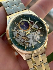 Ferro Çelik Kordon İç Fonksiyonları Aktif Otomatik 30 Mt Su Geçirmez Erkek Kol Saat EFM40111A-B6 thumbnail 3