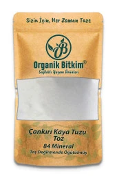 Organik Bitkim 84 Mineral Doğal Çankırı Kaya Tuzu Taş Değirmende Öğütülmüş 2 x 500 gr - 1
