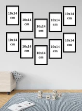 Mdf Çarpım Tablosu Çerçeve Görünümlü Çoçuklar İçin Renkli Dekoratif Hediyelik 10 Parça - 2