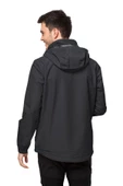 Jack WolfskinStormy Point 2L Siyah Erkek Yağmurluk - 7