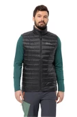 Jack Wolfskin Pilvi Down Erkek Siyah Outdoor Kaz Tüyü Yelek - 1