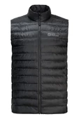 Jack Wolfskin Pilvi Down Erkek Siyah Outdoor Kaz Tüyü Yelek - 5