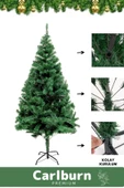 Premium Kutu Süsleme Seti Yılbaşı Çam Ağacı Renkli Işığı Yeni Yıl Süsleri Noel Paketi 180 Cm 500 Dal - 2