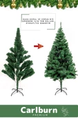 Premium Kutu Süsleme Seti Yılbaşı Çam Ağacı Renkli Işığı Yeni Yıl Süsleri Noel Paketi 180 Cm 500 Dal - 3