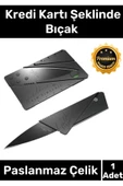Özel Üretim Sağlam Dayanıklı Yer Kaplamaz Minimalist Cep Cüzdan Kredi Kartı Şeklinde Kutusuz Bıçak - 1