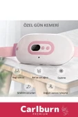 Premium Seri Titreşimli Taşınabilir Sıcak Tutan Regl Ağrıları Dijital Özel Gün Adet Bel Kemeri - 6