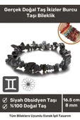 Premium İkizler Burcu Enerjisini Yükselten Doğal Taş Bileklik İkizler Burçları Burç Unisex Bileklik - 1