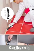 Premium Mutfak Banyo Fayans Derz Silikon Kazıyıcı Sıyırıcı Doğrayıcı Uygulayıcı 3 in 1 Aparat - 3