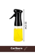 Deluxe Atomize Başlık Fan Şekilli Püskürtücü Bpa İçermeyen Plastik Sprey Cam Yağdanlık 200 ml 5 Adet - 2