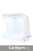 Premium Üretim Beyaz Led Işıklı Portatif Taşınabilir 23x24x23 Cm Ürün Fotoğraf Çekim Çadırı - 2