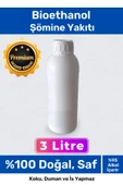 Özel Üretim %100 Doğal Saf Temiz Çevre Dostu Sıvı Koku Yapmayan Bioethanol Şömine Yakıtı 3 Litre - 1