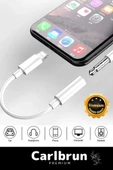 Iphone 15 14 13 12 11 X 8 7 Plus Ipad Uyumlu Lightning Uyumlu Kulaklık Çevirici Aux Dönüştürücü - 1